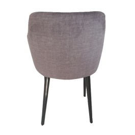 Tył krzesła DUBAI - tkanina Vogue Grey 15, nogi 99PM